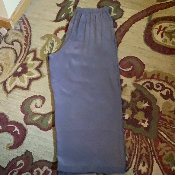 EILEEN FISHER Size Large Classics 100% SILK Pull-On Elastic Waist Flatfront NEW - Picture 3 of 15